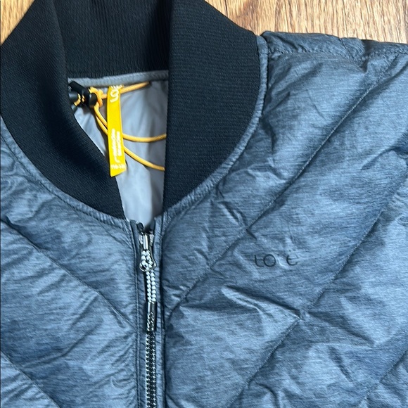 Lole Gray Quilted Packable Light Weight Puffer Jacket Size Large - Picture 5 of 13